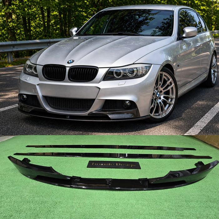 Губа лезвия на пороги для BMW E90 М пакет сплиттер накладка обвес Е90