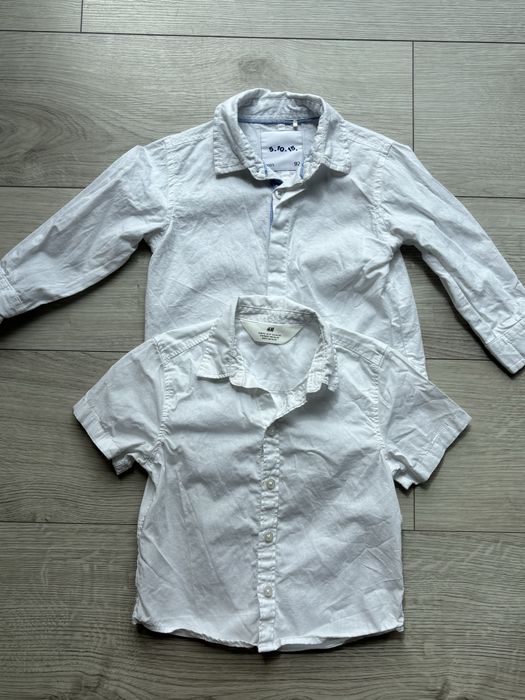 Zestaw białych koszul 92