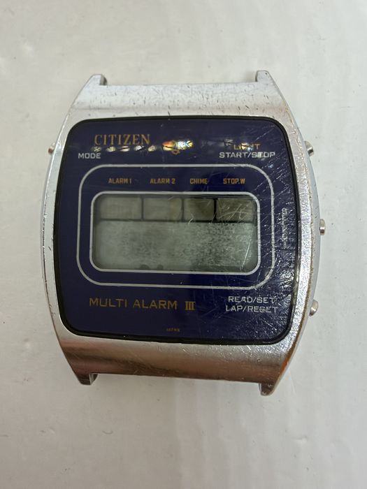 Zegarek Citizen LCD vintage niesprawny