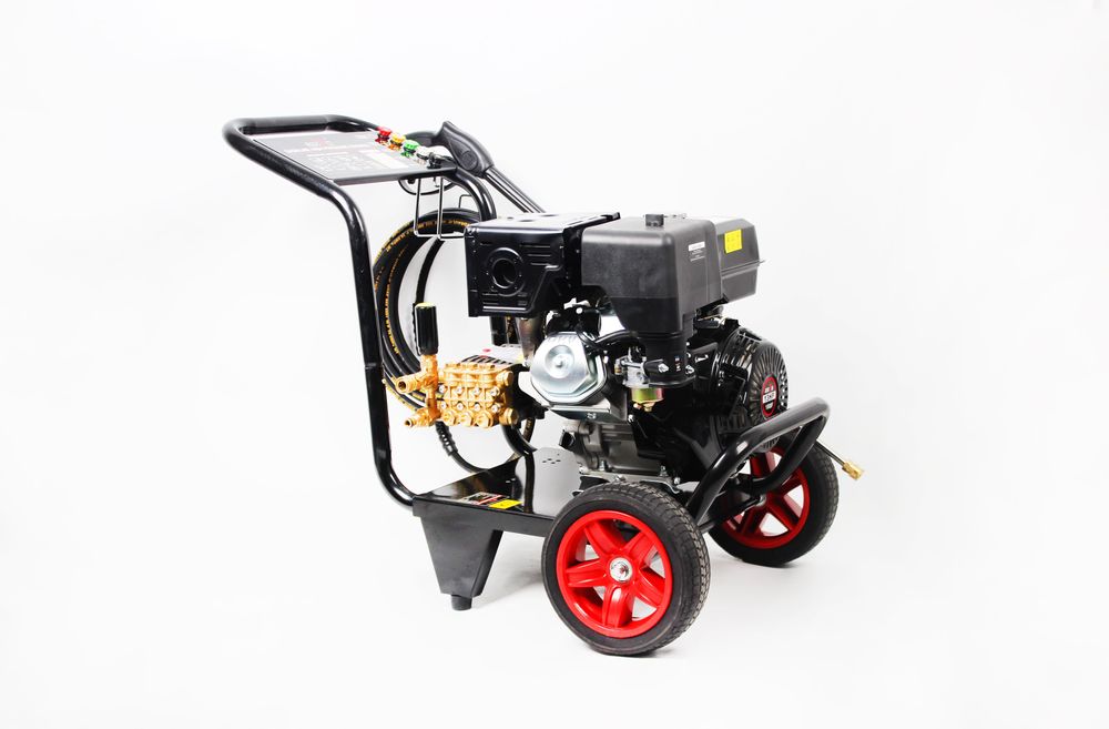 MYJKA SPALINOWA, przemysłowa 280 BAR + PRZYSTAWKA ,pobór wody, mosiądz