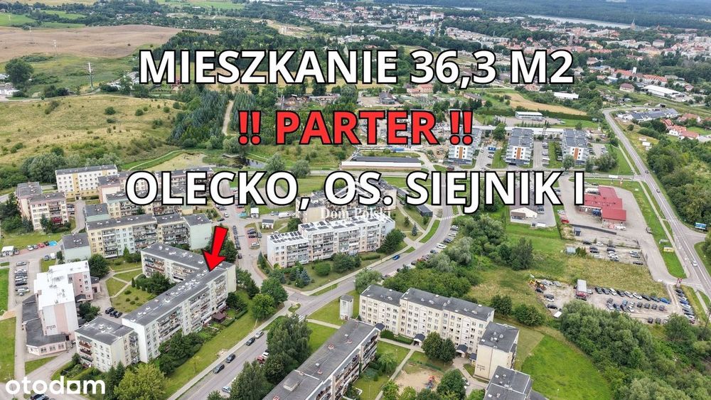 Mieszkanie na parterze, 36 m2, Siejnik I - Olecko