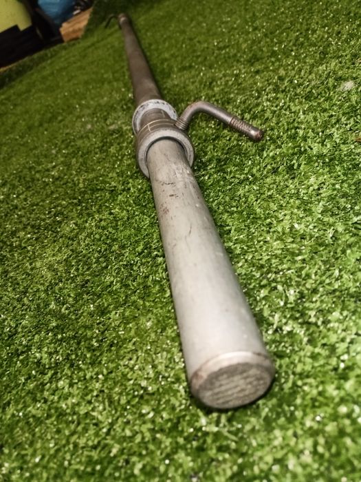 2 gryfy stalowe hantle z zaciskami sprezynowymi