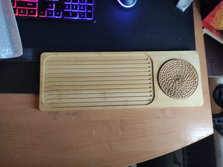 Чабань чайна дошка бамбук для чайної церемонії на суху