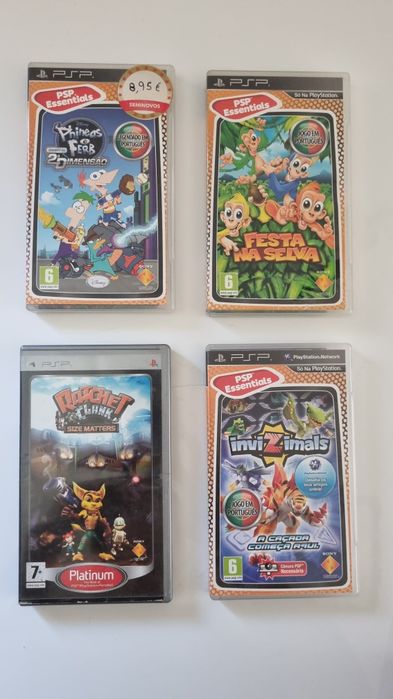 Jogos PSP 5€ cada
