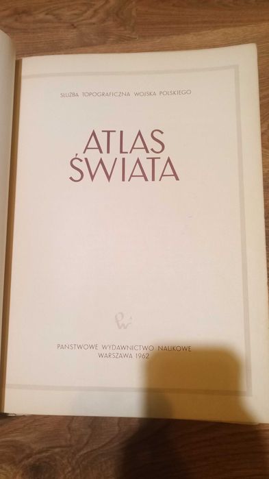 Atlas Świata PWN 1962