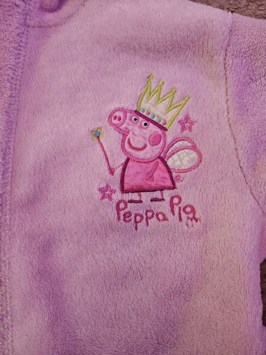 Szlafrok Świnka Peppa r. 92-98 różowy