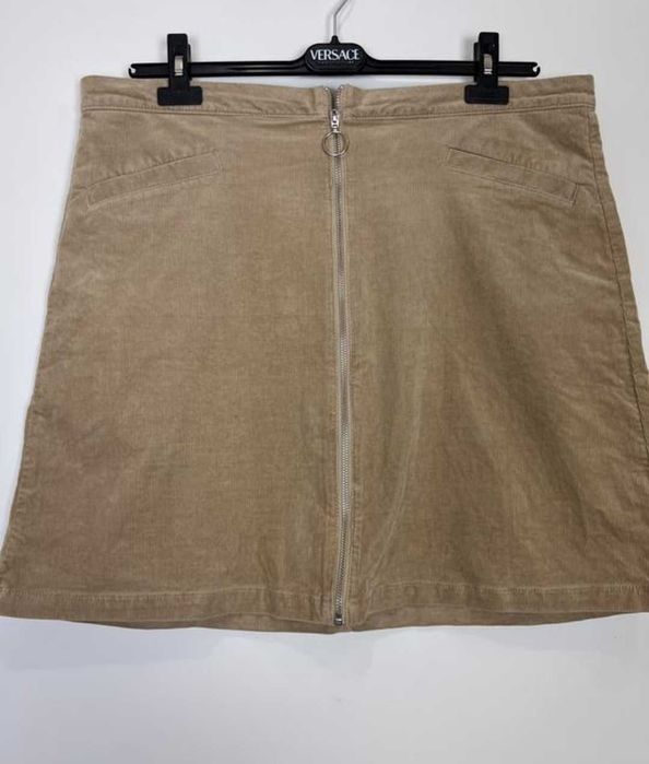 Велюрова спідниця на блискавці