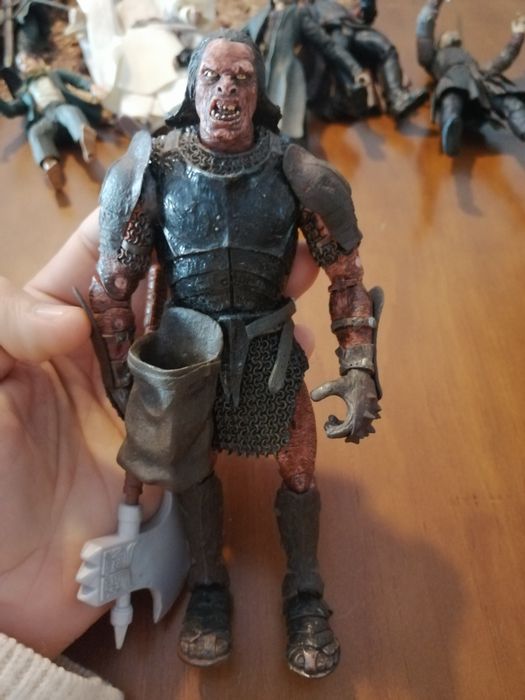 Boneco Uruk Hai senhor dos anéis