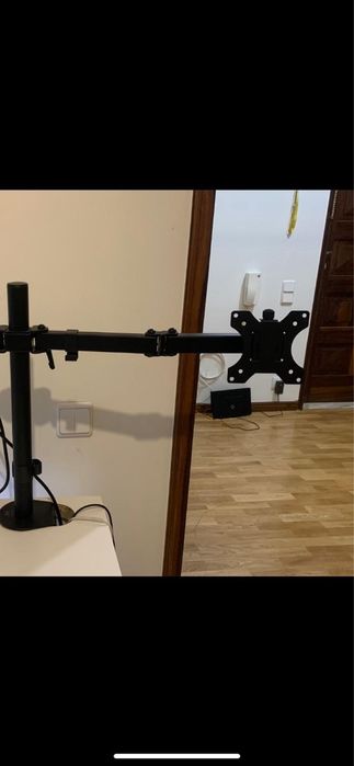 Suporte de mesa para dois monitores