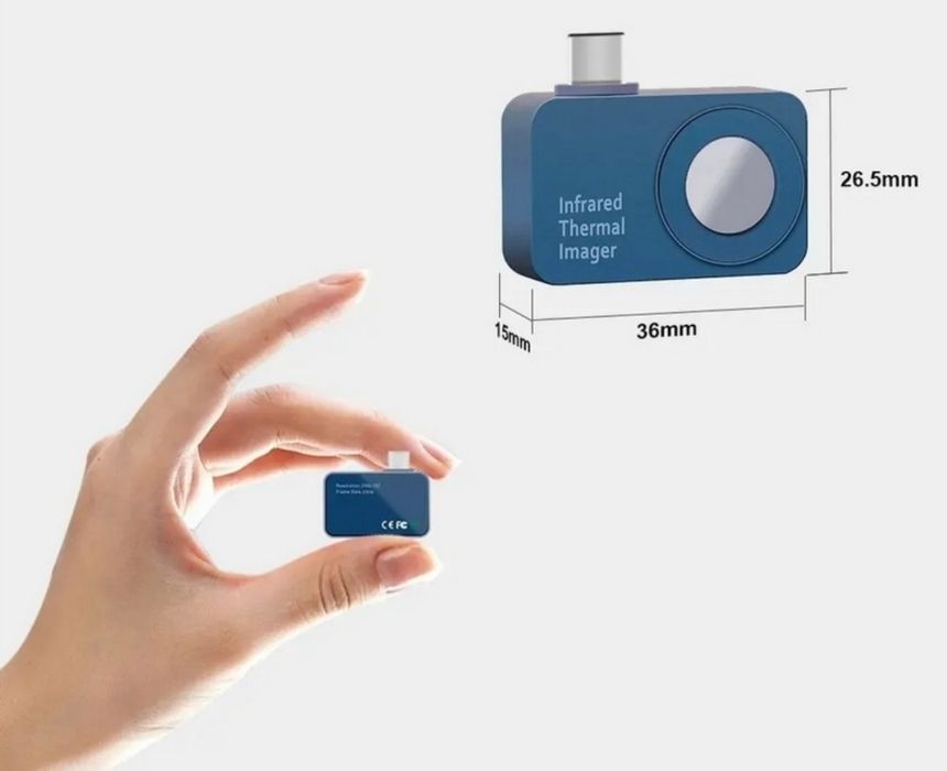 Kamera termowizyjna na podczerwień USB-C TOOLTOP T7 256x192 Android