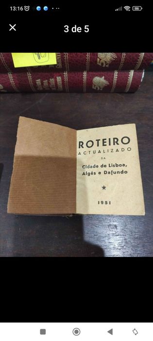 Livros antigos, Código da Estrada de 1973, Roteiro de Lisboa de 1951