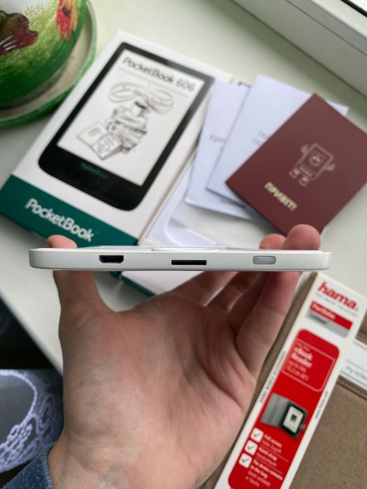 Електронна книга PocketBook 606 повний комплект читалка рідер покетбук