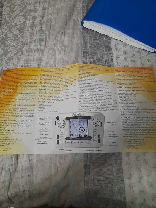 Nowy Elektrostymulator Tens Ems + Klapki masujace