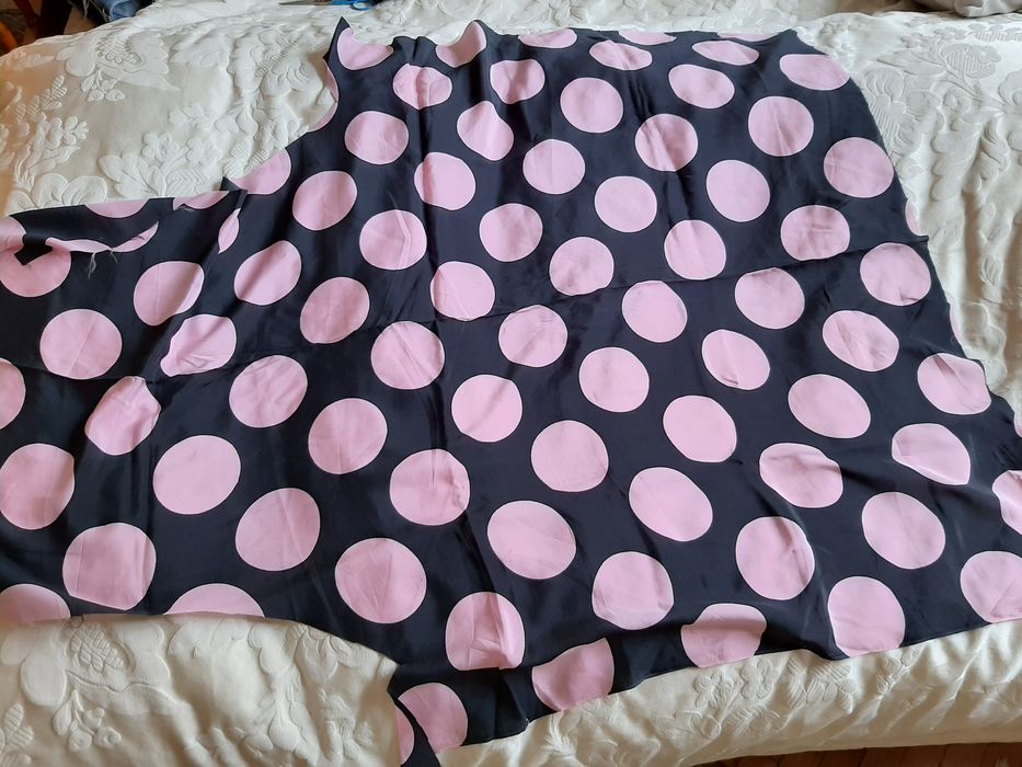 Tkanina kupon jedwab naturalny 100%