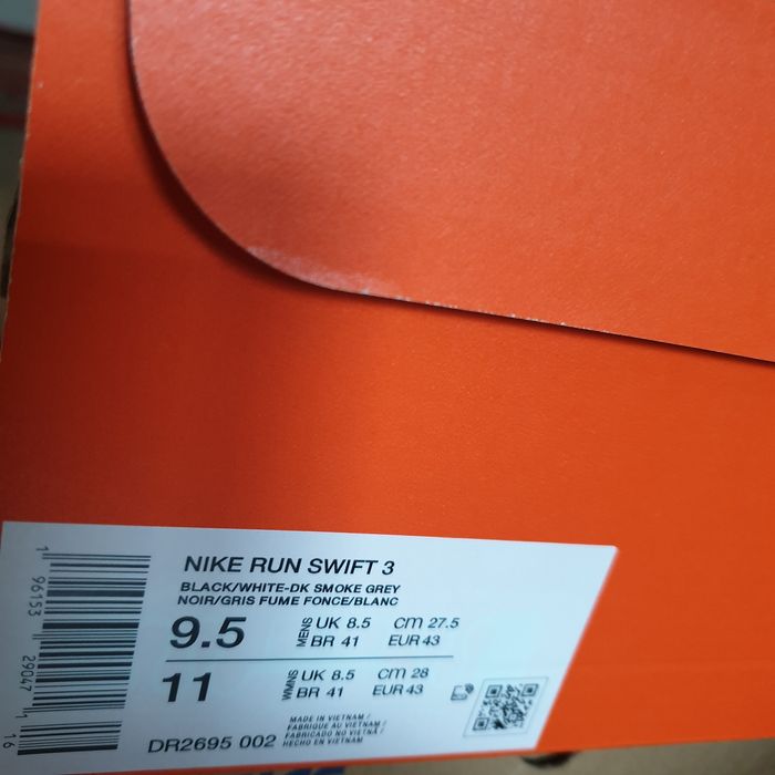 Чоловічі кросівки Nike 2025 рік. 43 ,на 27см 42.5 чорні