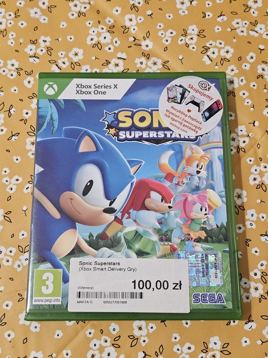 Gra xbox one series x sonic superstars