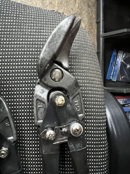 Ножиці по металу Stanley - «пелікани».