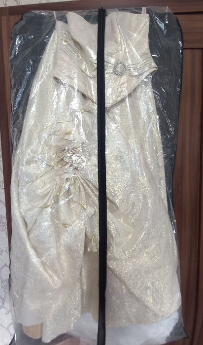 Сукня  з парчі .