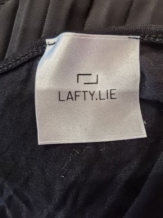 LAFTY. LIE długi kombinezon damski rozm 42, czarny, plisowany dół,nowy