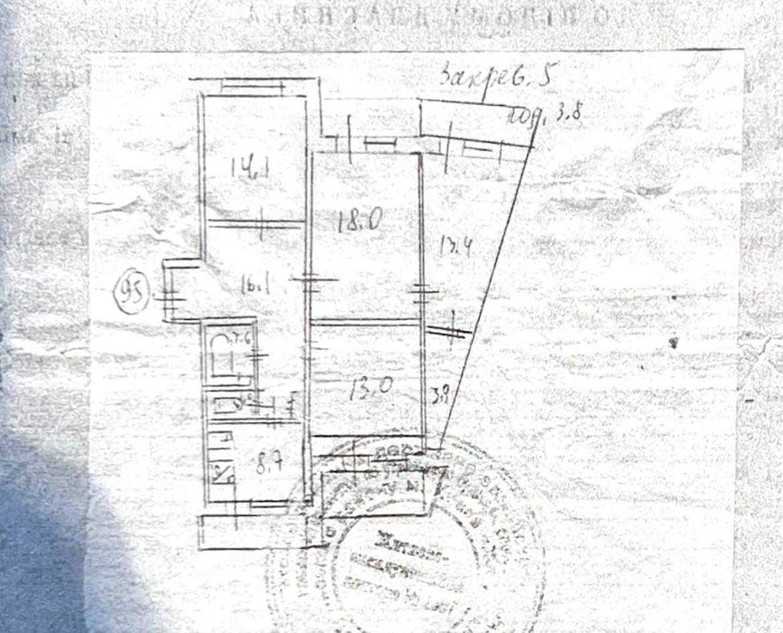 Продаж 4к, 90 м2, вул. Закревського, 5, Троєщина, Деснянський р-н