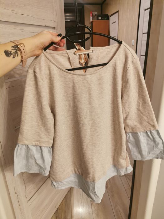 Piękna bluzka podszyta koszulą