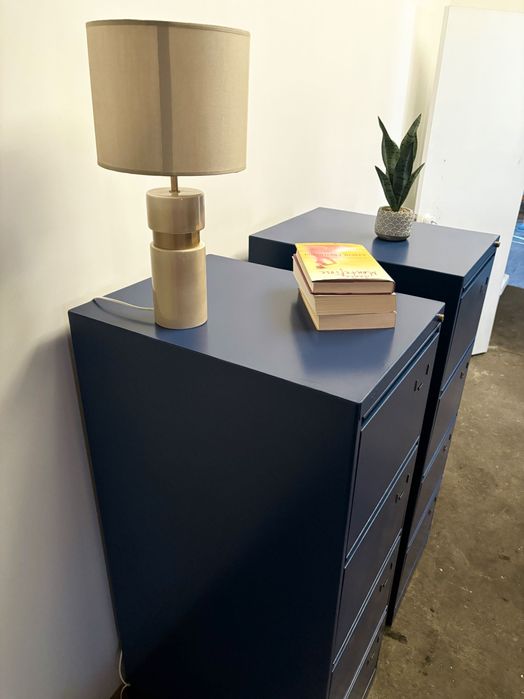 2 Armários de arquivo metal 4 gavetas - para escritório ou arrumação