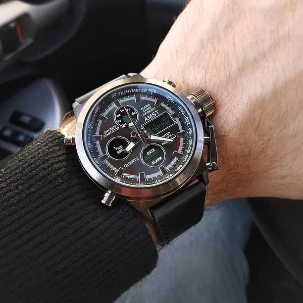 Военные часы Amst am3003 амст противоударные Армейские тактические