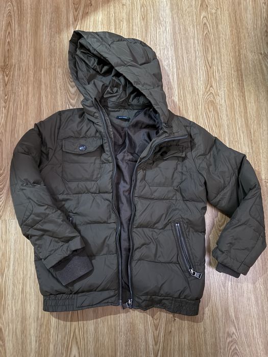 Куртка пуховик (пух!) мальчик 5-6л Бенеттон, Уникло, МаркоПоло