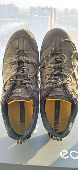 Напівчеревіки ECCO YURA Gore-Tex, розмір 40, темно-сірий (графітовий)