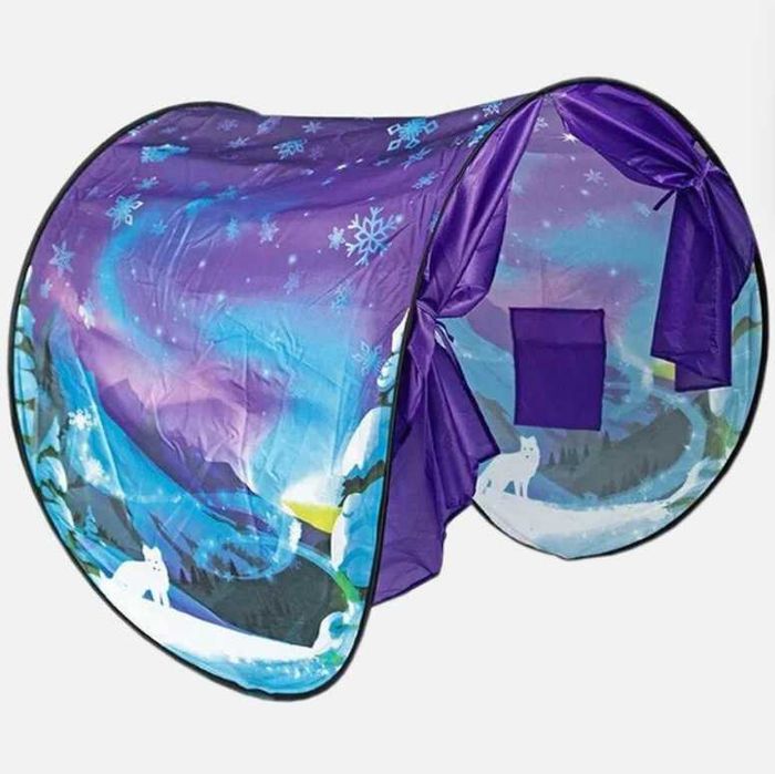Дитячий намет на ліжко Dream Tents Ігровий тент будиночок для дітей Казковий дитячий намет домик валізка іграшка Палатка на кровать