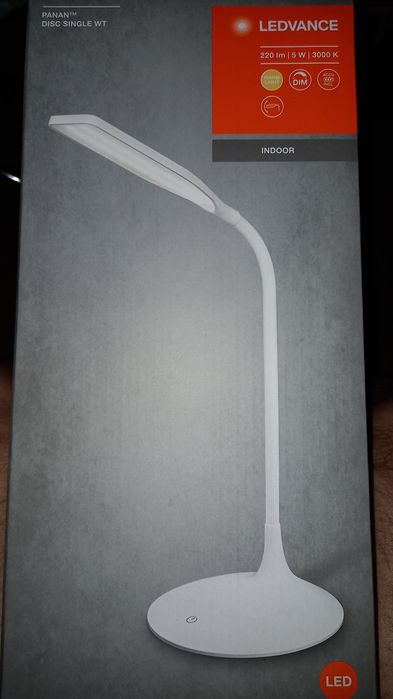 Настільна лампа з акумулятором Ledvance PANAN DISC 5W 220lm 3000К