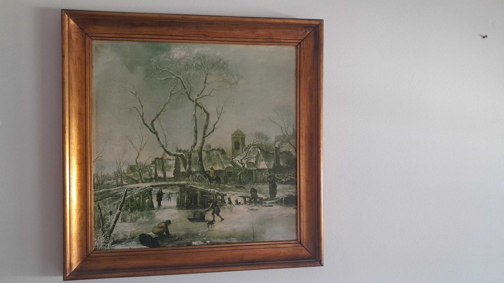 Quadro  com paisagem