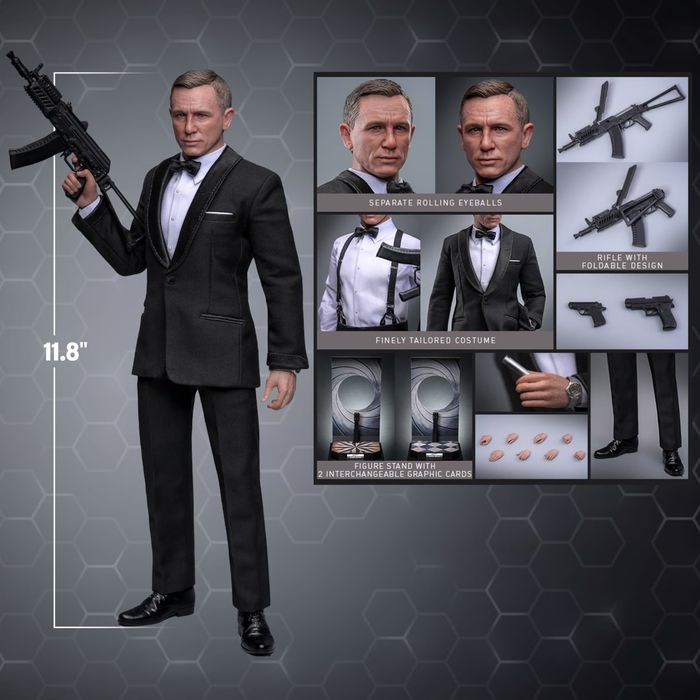 Фігурка 1/6 Hot Toys MMS803/804 James Bond No Time To Die