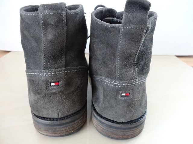 Buty TOMMY HILFIGER CARLOS roz 45 Skóra Trzewiki Męskie