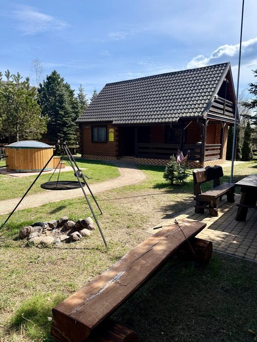 Domki Okuninka  7-19 osób nad jeziorem Białym z rus