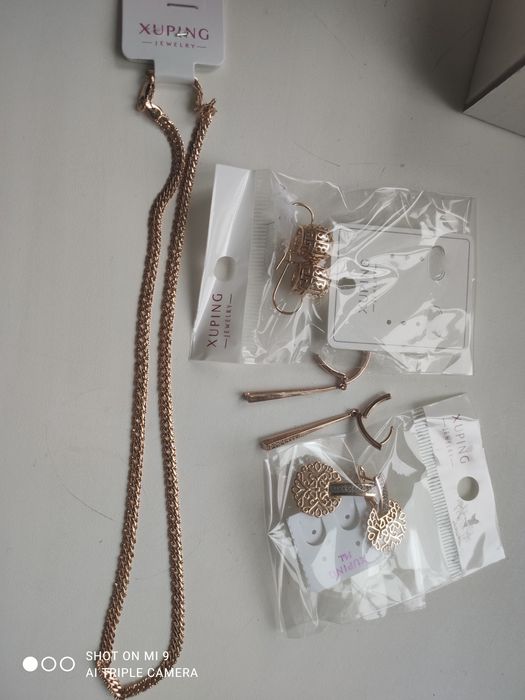 Цепочка подвес глаз радуга серьги шарики древо палочки xuping