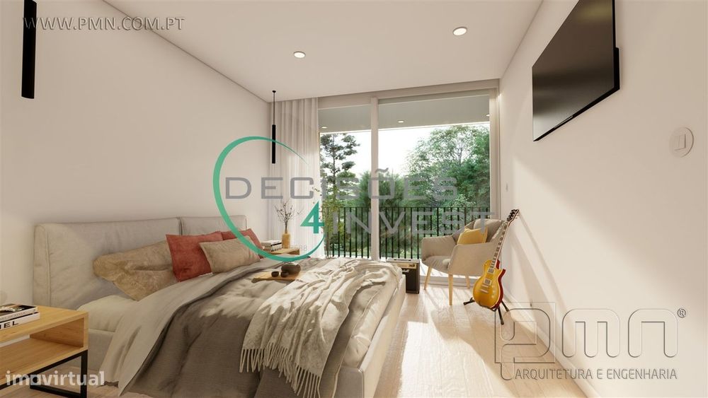 Apartamento T2 em condomínio fechado, com piscina aquecida | Albergari