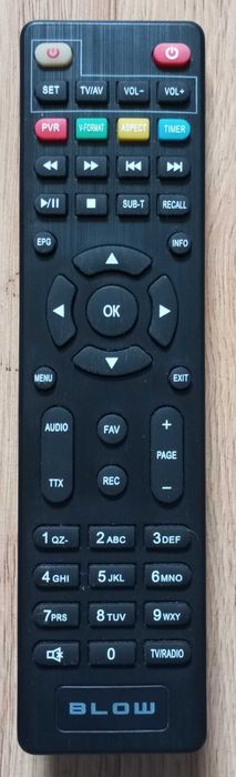Tuner DVBT2 - HEVC Blow
