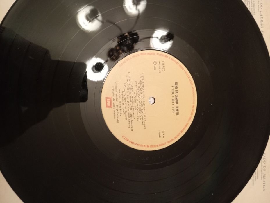 Vinil LP Nuno Da Câmara Pereira - A Terra, O Mar e o Céu