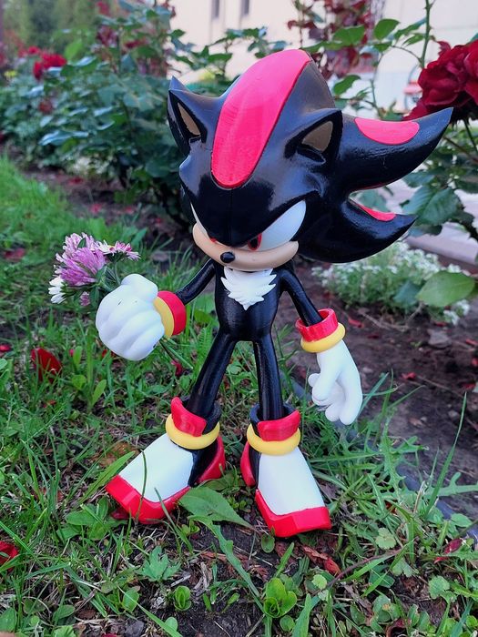 Фігурка Shadow Sonic Шедоу Шэдоу Сонік Соник іграшка персонаж Sonic the Hedgehog 3D друк 3D печать