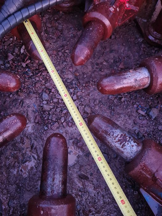 Kruszer do pali CFA betonowych kruszarka zgniatacz palownica kucie