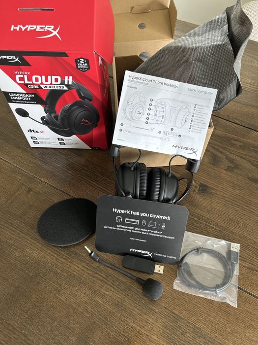 Auscultadores Gaming Wireless HyperX Cloud II Core