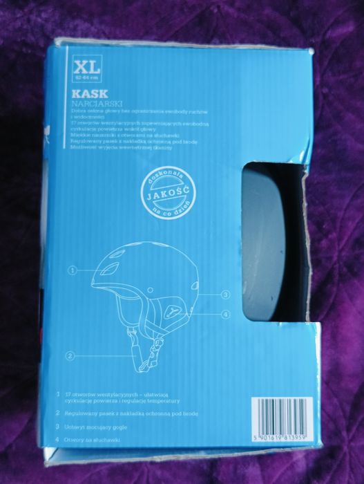 Kask narciarski XL 62-65 cm