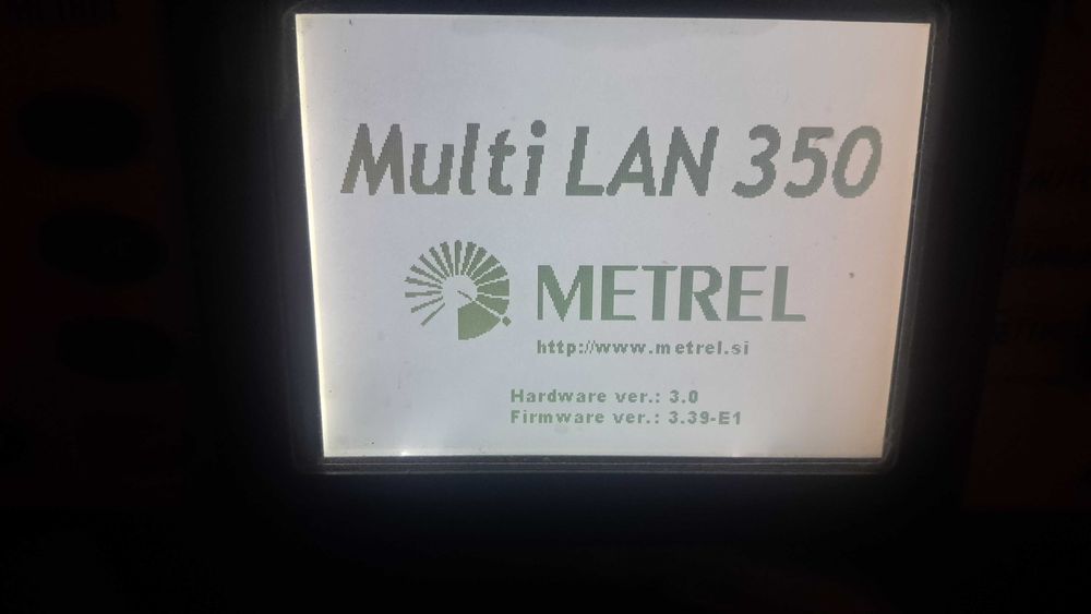 Miernik do certyfikacji LAN 6, METREL Multi LAN 350
