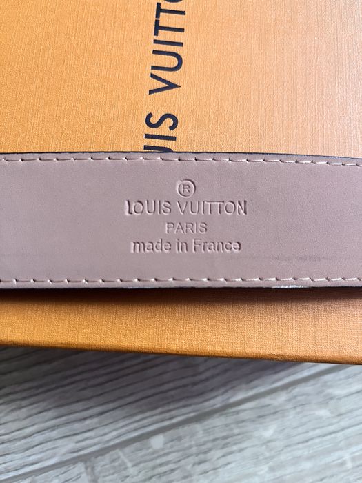 Pasek męski Louis Vuitton czarny