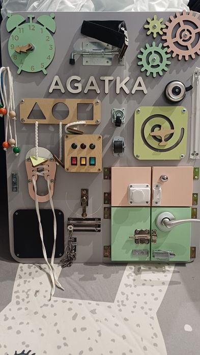 Tablica manipulacyjna personalizowana "Agatka"