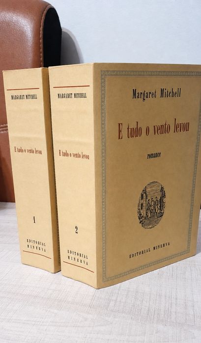 2 Livros E Tudo o Vento Levou"- Editorial Minerva 1971-Paginas por Abrir