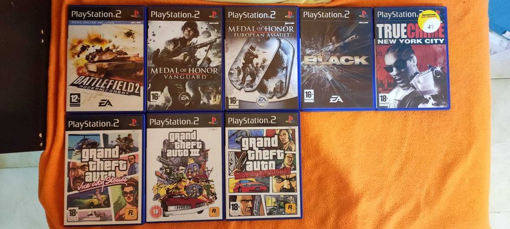 Jogos PS5, PS4, PS2, Nintendo Switch e Nintendo Wii