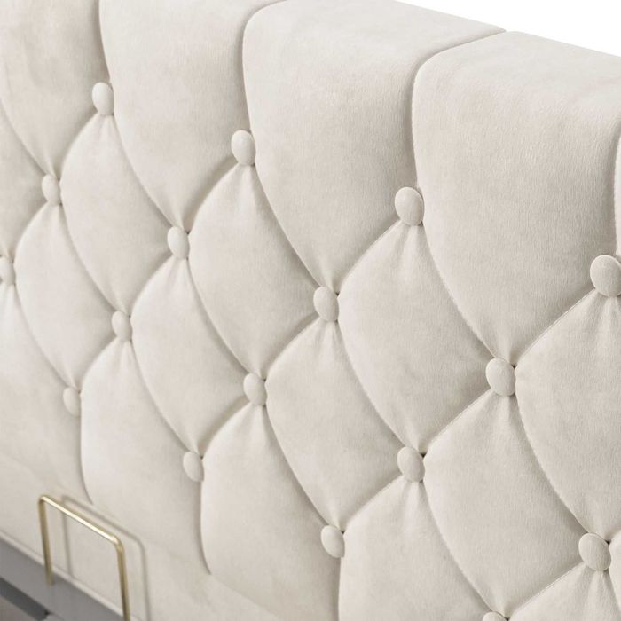 814 Łóżko tapicerowane stelaż LED 120x200 Rzeszów