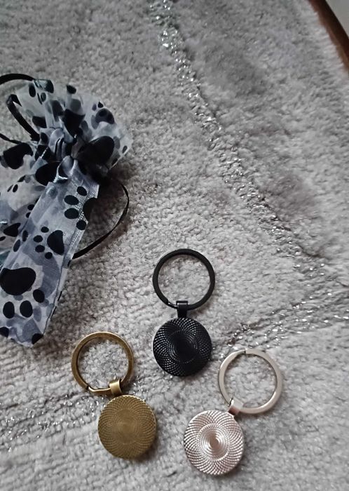 Zestaw breloki niebieska łapka 3 kolory